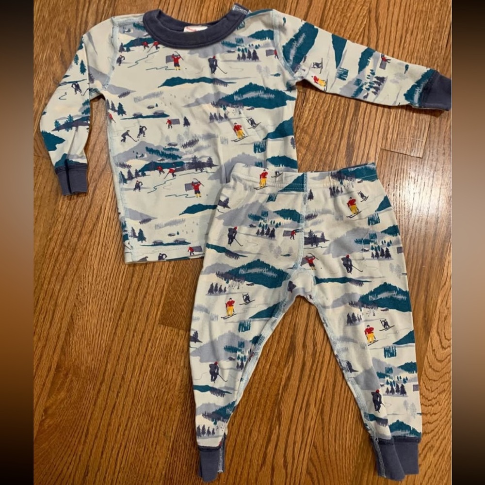 Winter theme Hanna Andersson pjs 2T